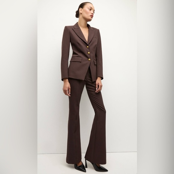 Veronica Beard Orlane Scuba Dickey Blazer in Dark Chocolate Brown size 2 - Picture 8 of 15